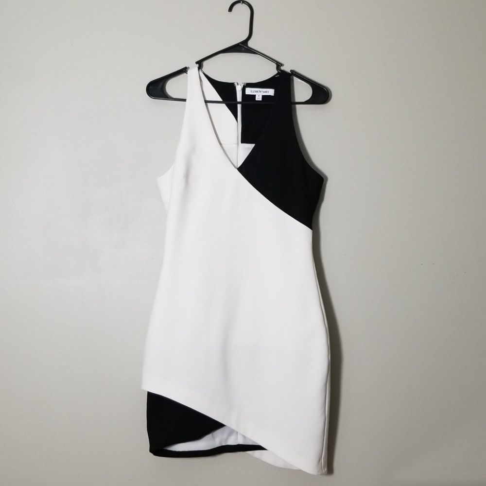 Elizabeth and James Tali Sleeveless Two-Tone Dress
